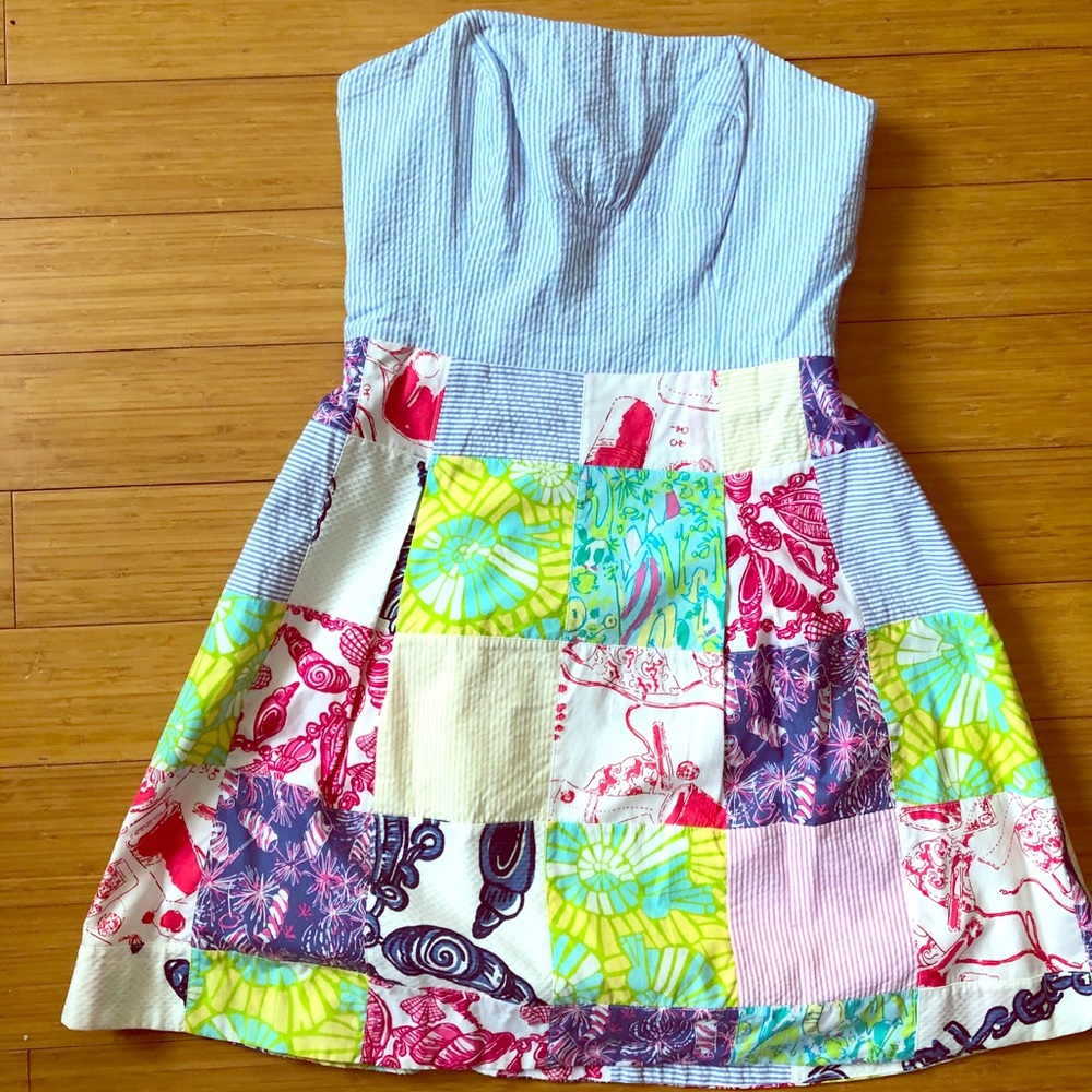 Lilly Pulitzer Patchwork Dress - Size 6